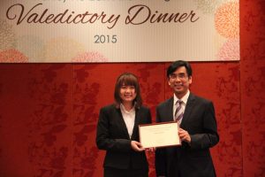 Ms. Tam Si Teng, Sophie was awarded the “Collegiality” Award. 一年級譚斯婷同學榮獲「模範書院生」獎項。