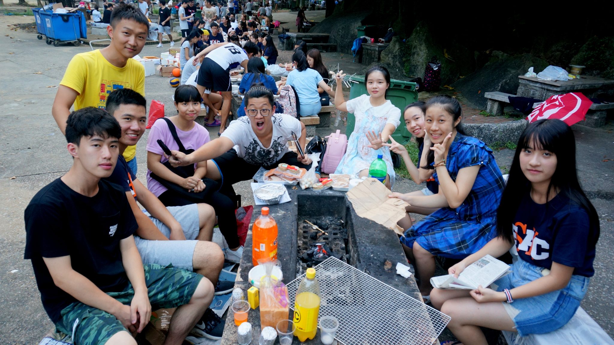 Orientation barbecue gathering at Ha Sac Beach 迎新黑沙燒烤聚會
